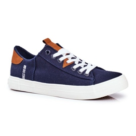 Herren Sneaker Big Star Marineblau FF174313 navy blau 1