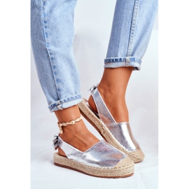 FRJ Damen Silver Contour Espadrilles grau 2