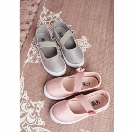 EVE Bianka Ballerinas für Kinder in Pink rosa 2