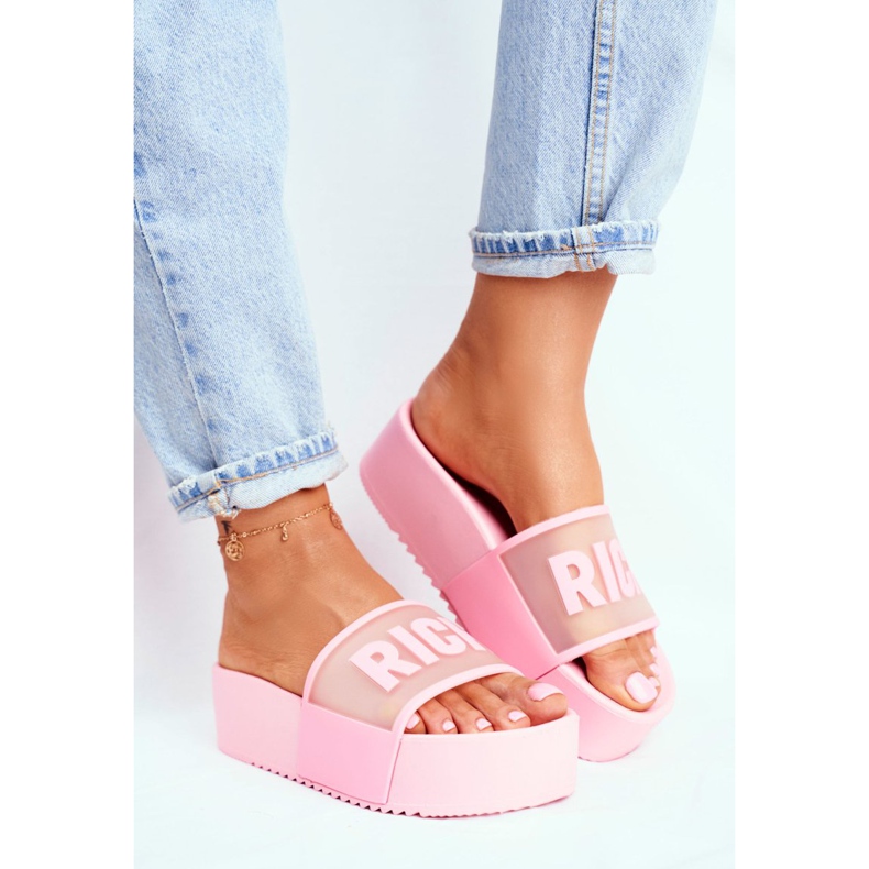 SEA Hausschuhe für Damen auf der Plattform Pink Rich rosa 2