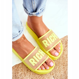 PS1 Damen Hausschuhe On The Platform Yellow Rich gelb 2