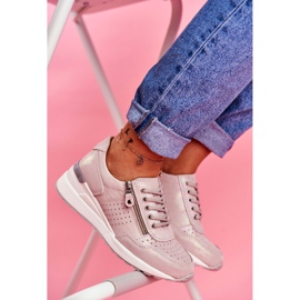 Vinceza Damen Sportschuhe Turnschuhe Beige FT20-8675 Better Way 1