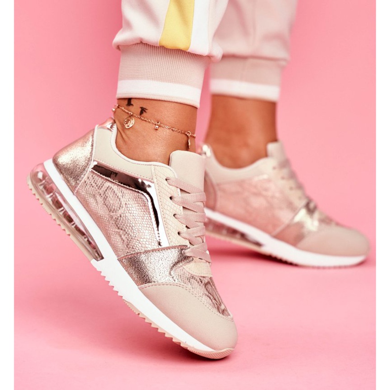 SEA Damen Sportschuhe Sneaker Beige Helly 2