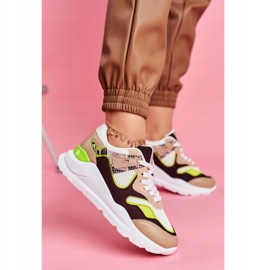 PS1 Damen Sportschuhe Sneakers White Freak weiß braun mehrfarbig 1