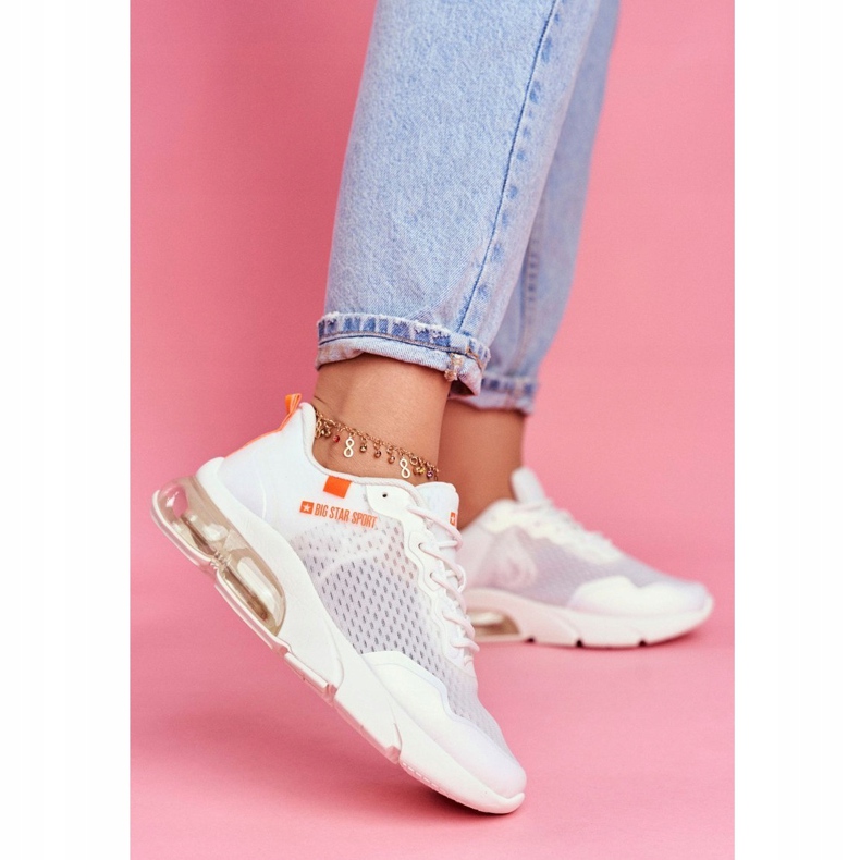 Damen Sportschuhe Sneakers Big Star Weiß FF274945 1