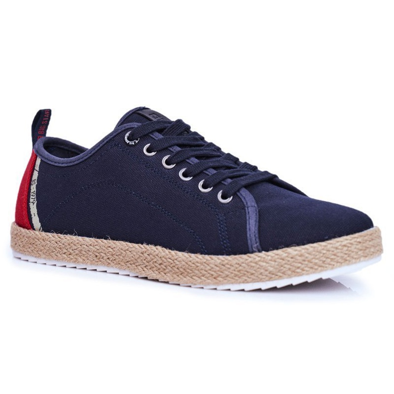 Herren Sneaker Big Star Espadrilles Marineblau FF174154 navy blau 1