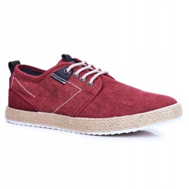 Herren Sneaker Big Star Espadrilles Rot FF174151 1