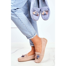 Evento Damen Slipper Wildleder 20PB35-2003 Beige Donna Mia 1