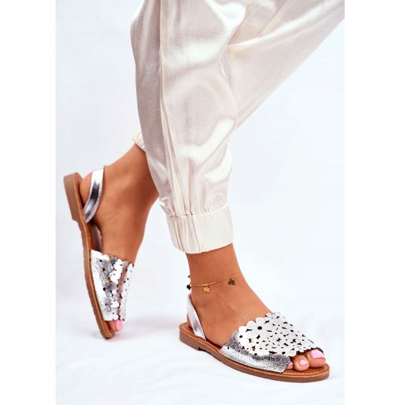 EVE Silberne I Like Summer Slip-On Sandalen für Damen 1