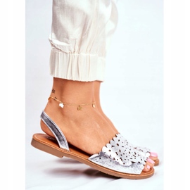 EVE Silberne I Like Summer Slip-On Sandalen für Damen 2