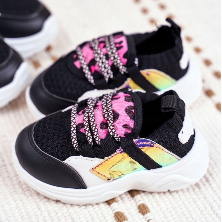 FRROCK Schwarze Velma Sportschuhe für Kinder 1