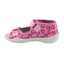 Befado Kinderschuhe 242P103 schwarz rosa 1