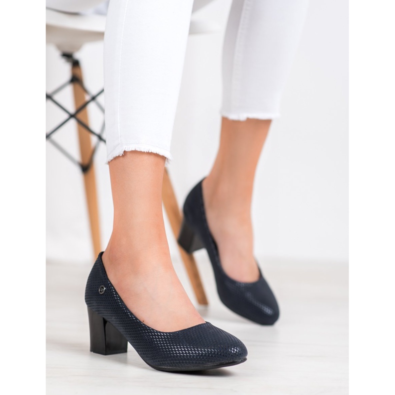 Weide Klassische Pumps blau 2