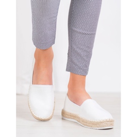 Small Swan Textil-Espadrilles weiß 2