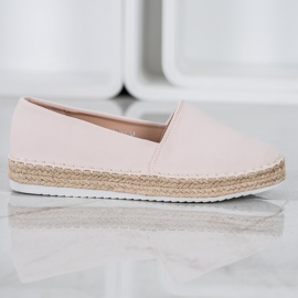 Small Swan Textil-Espadrilles braun 2