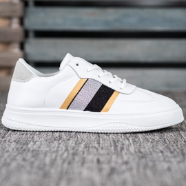 Small Swan Modische Sportschuhe weiß 2