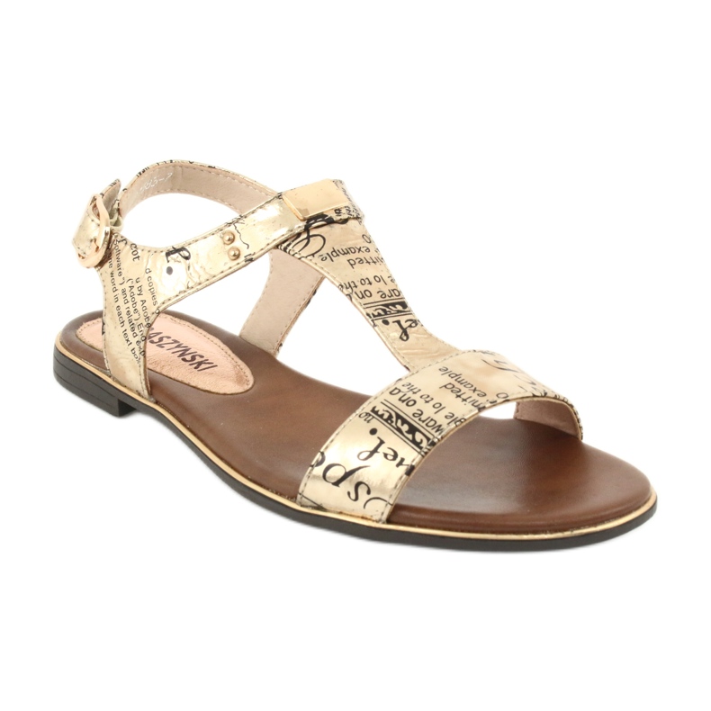 M.Daszyński Goldene Sandalen Zeitung Daszyński MR1583-7 schwarz gelb 1