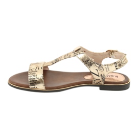 M.Daszyński Goldene Sandalen Zeitung Daszyński MR1583-7 schwarz gelb 3