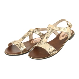 M.Daszyński Goldene Sandalen Zeitung Daszyński MR1583-7 schwarz gelb 4