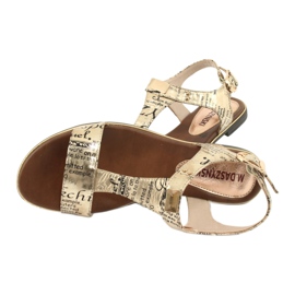 M.Daszyński Goldene Sandalen Zeitung Daszyński MR1583-7 schwarz gelb 5