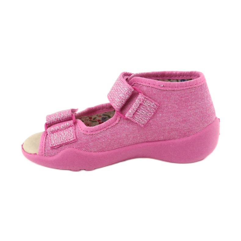 Befado gelb Kinderschuhe 342P011 rosa grau 2