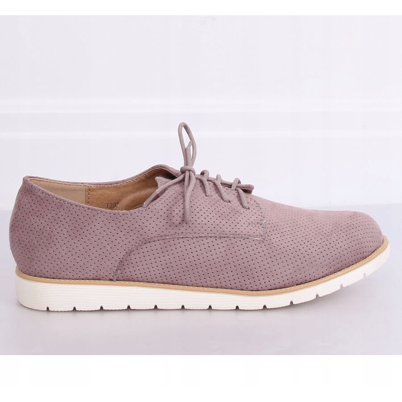 Damen-Loafer mit Schnürung in Violett T297 Lila 1