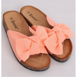 Pink CK108 Pinke Pantoffeln auf der Korksohle rosa 2