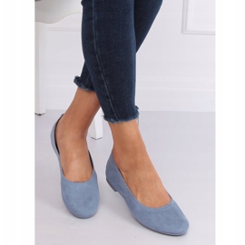 Blue NK17P Blaue weiche Ballerinas für Damen 2