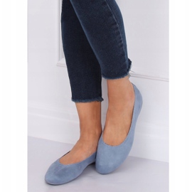 Blue NK17P Blaue weiche Ballerinas für Damen 1