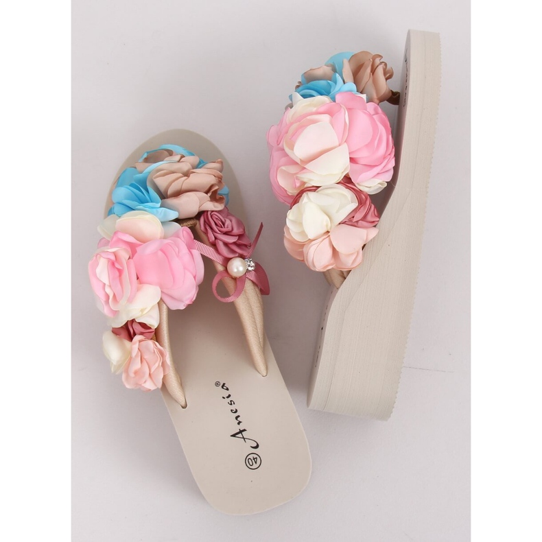 N-31 Beige beige Schaumsohlen mehrfarbig 1