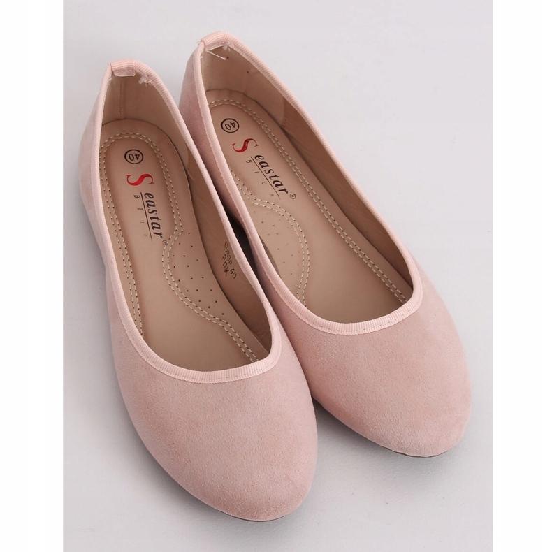 CD63P Rosa schlichte rosa Ballerinas 1