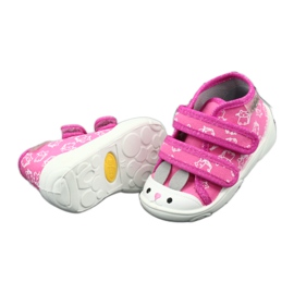 Befado orange Kinderschuhe 212P066 weiß rosa grau 4