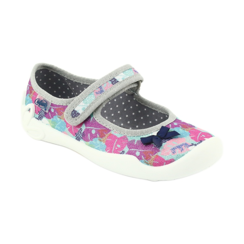 Befado Kinderschuhe 114X397 violett blau mehrfarbig 1