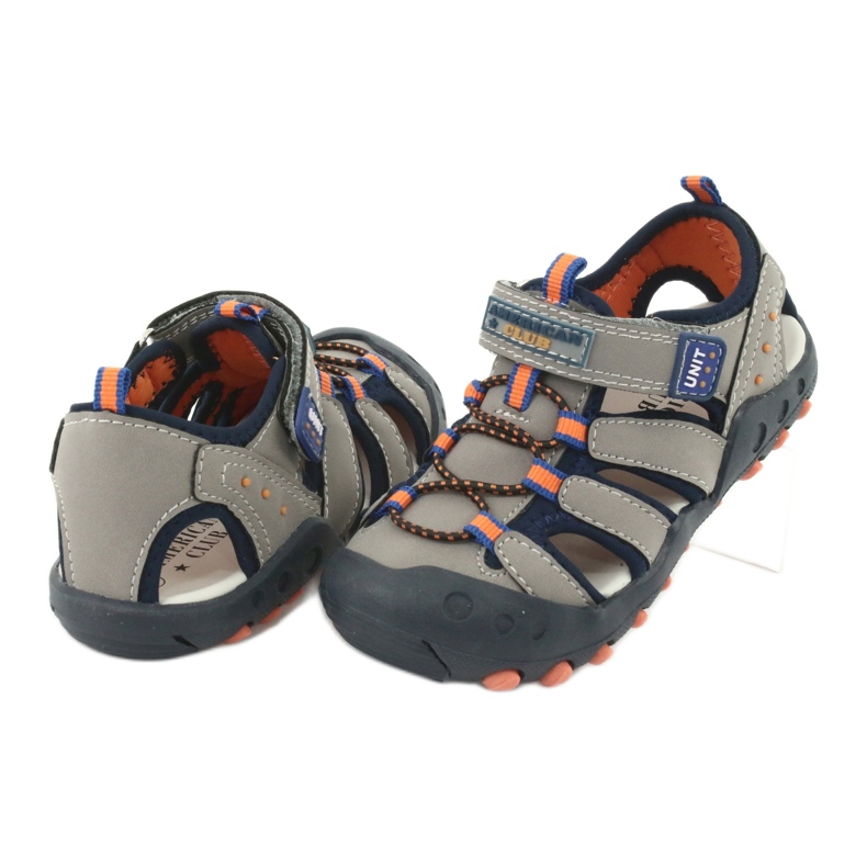 American Club DR04 / 20 Jungen Sandalen orange 3