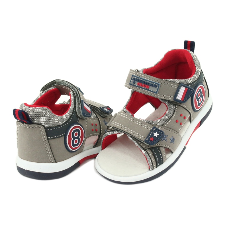 American Club Sandalen Jungen grau 2
