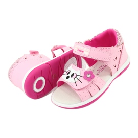 American Club Amerikaner DR22/20 Sandals Girls 'Pink Kitty rosa 3