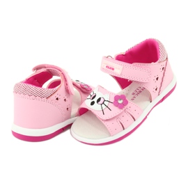 American Club Amerikaner DR22/20 Sandals Girls 'Pink Kitty rosa 2
