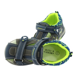 American Club Sandalen Jungen blau 4