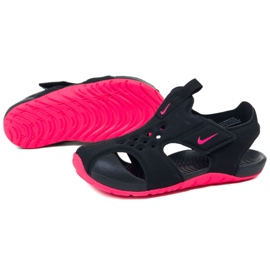 Nike Sunray Protect 2 Jr 943827-003 Schuh schwarz rosa 1