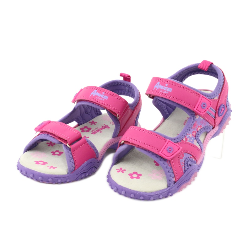 American Club HL17 / 19 Mädchensandalen violett 2