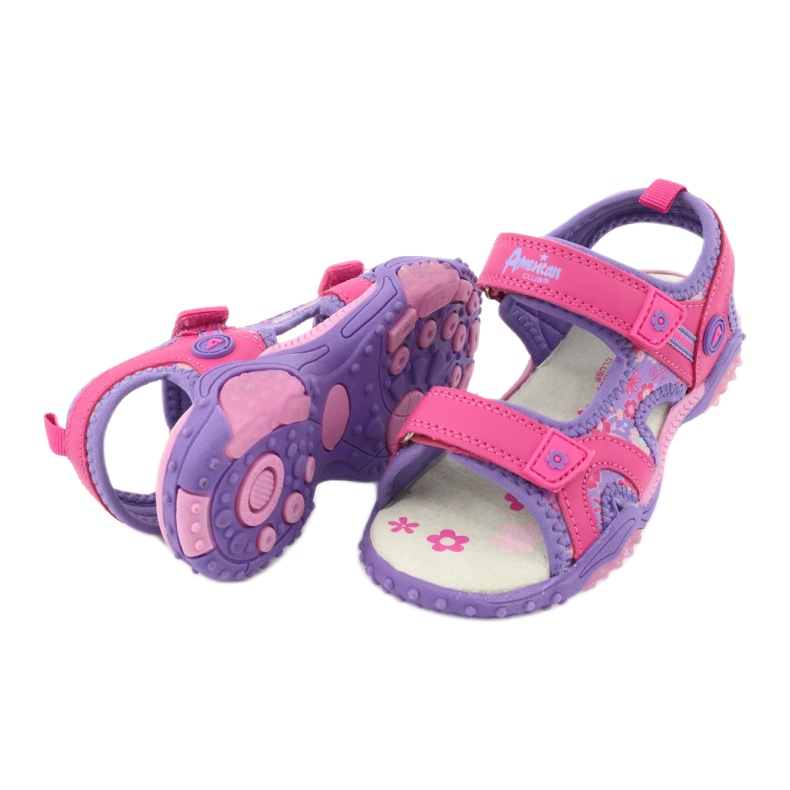 American Club HL17 / 19 Mädchensandalen violett 3