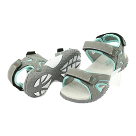 American Club Sport Sandalen tolle Ledereinsatz RL26/20 grau 3