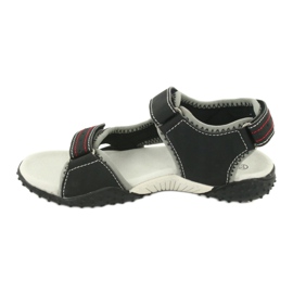 American Club RL19/19 Jungen-Sportsandalen, Schwarz/Grau 1