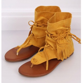 Flip-Flops mit Oberteil Honig SL1010P Gelb 1