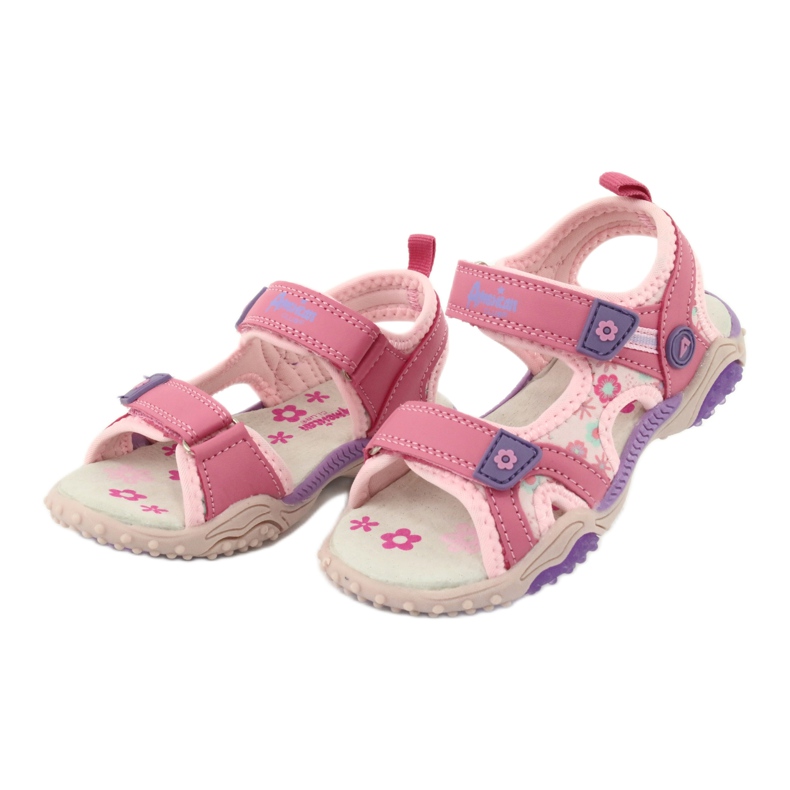 American Club American HL17/19 Pink-Purpur-Mädchen Sandalen Sandalen rosa 2