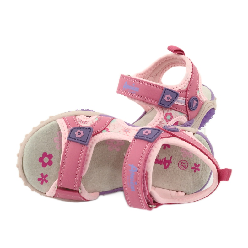 American Club American HL17/19 Pink-Purpur-Mädchen Sandalen Sandalen rosa 4