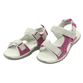 American Club Mädchensandalen mit einem Ledereinsatz RL25/20 Pink/Grau rosa 2