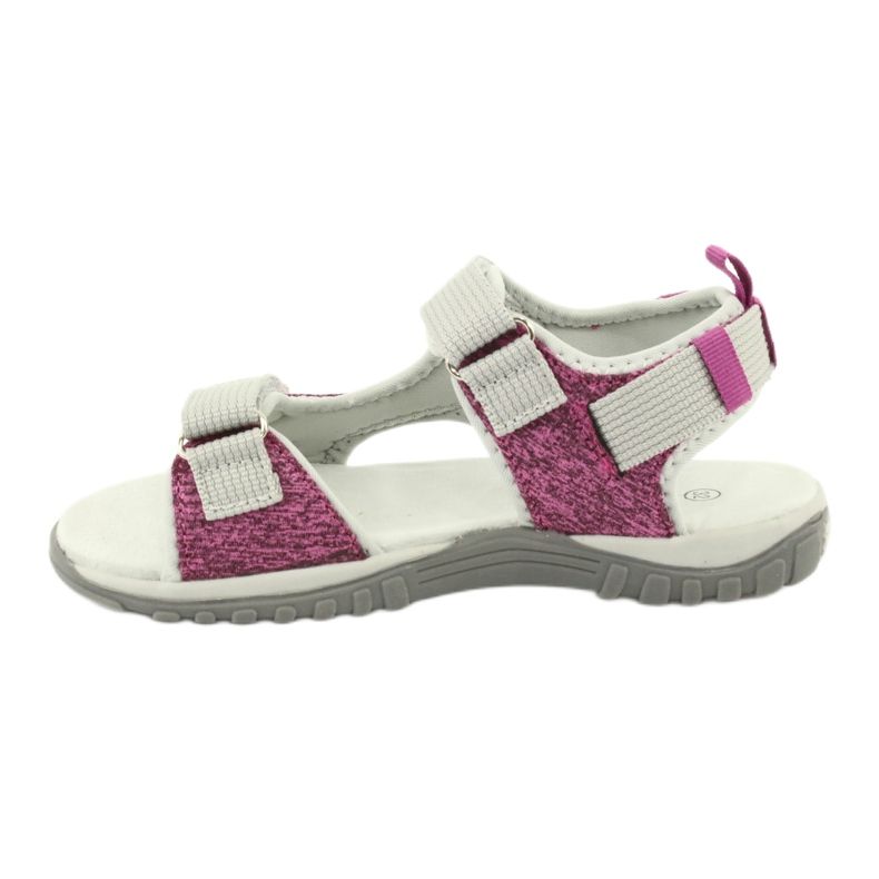 American Club Mädchensandalen mit einem Ledereinsatz RL25/20 Pink/Grau rosa 1