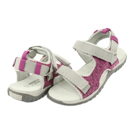 American Club Mädchensandalen mit einem Ledereinsatz RL25/20 Pink/Grau rosa 3