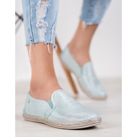Balada Leichte Textilslipper blau 1